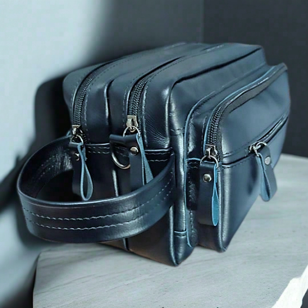pouch kulit asli Garut | pouch pria asli kulit