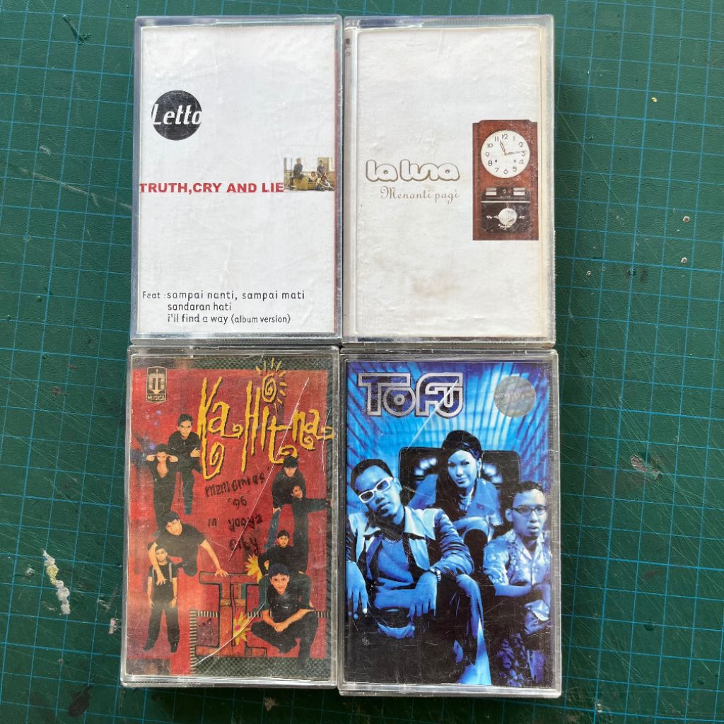 Kaset Pita Letto / La Luna / Kahitna / Tofu [Preloved]