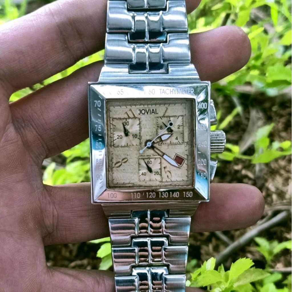 Jam Tangan Second Pria Jovial Quartz