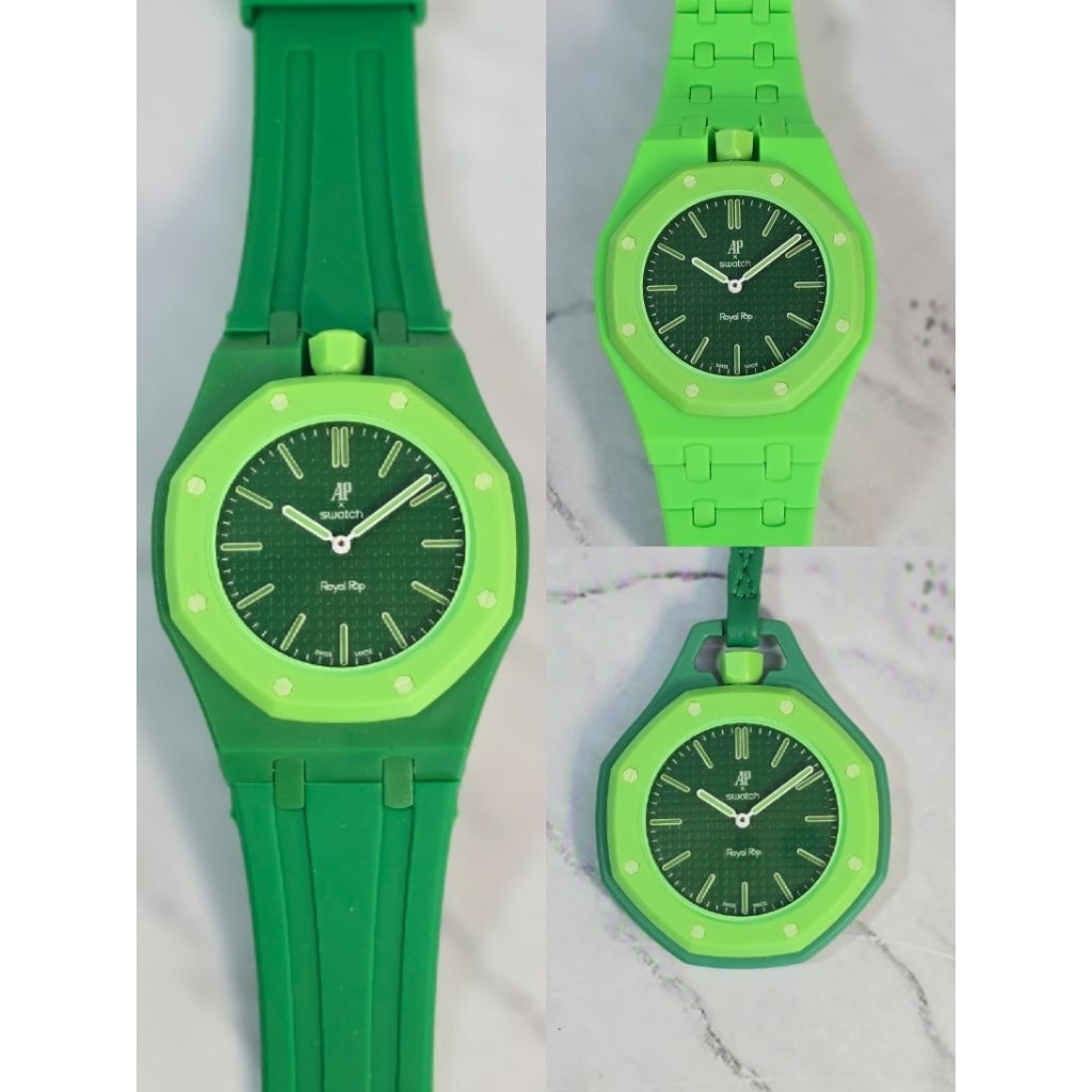 AP x Swatch Automatic Green
