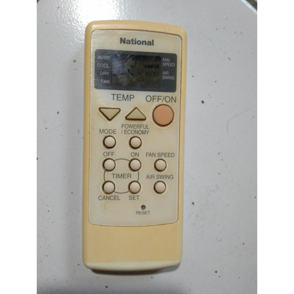 remot ac national a75c2347 original bawaan