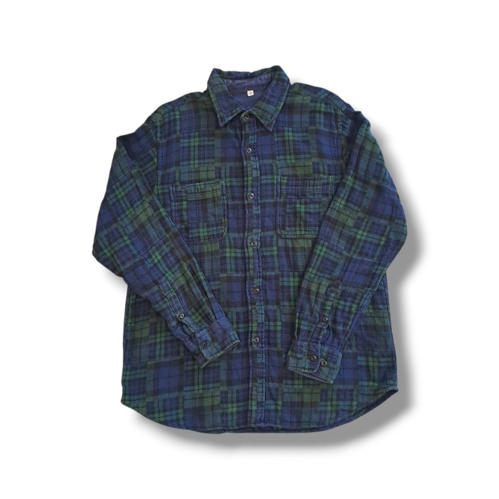 Kemeja flanel uniqlo original
