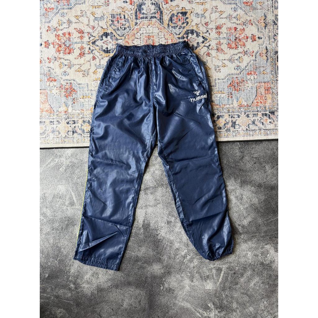 Hummel Celana Joger L Navy Training Panjang Balon Parasut Outdoor Gym Lari Olahraga Trackpant