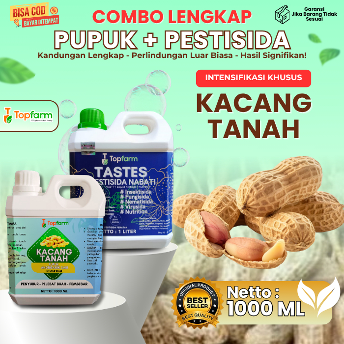 Pupuk Kacang Tanah / Pupuk Organik Cair Kacang Tanah / Pupuk Pelebat Buah Kacang Tanah / Pupuk Pembe