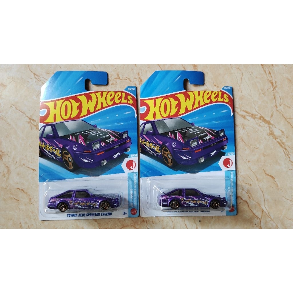 hotwheels ae86 sprinter trueno