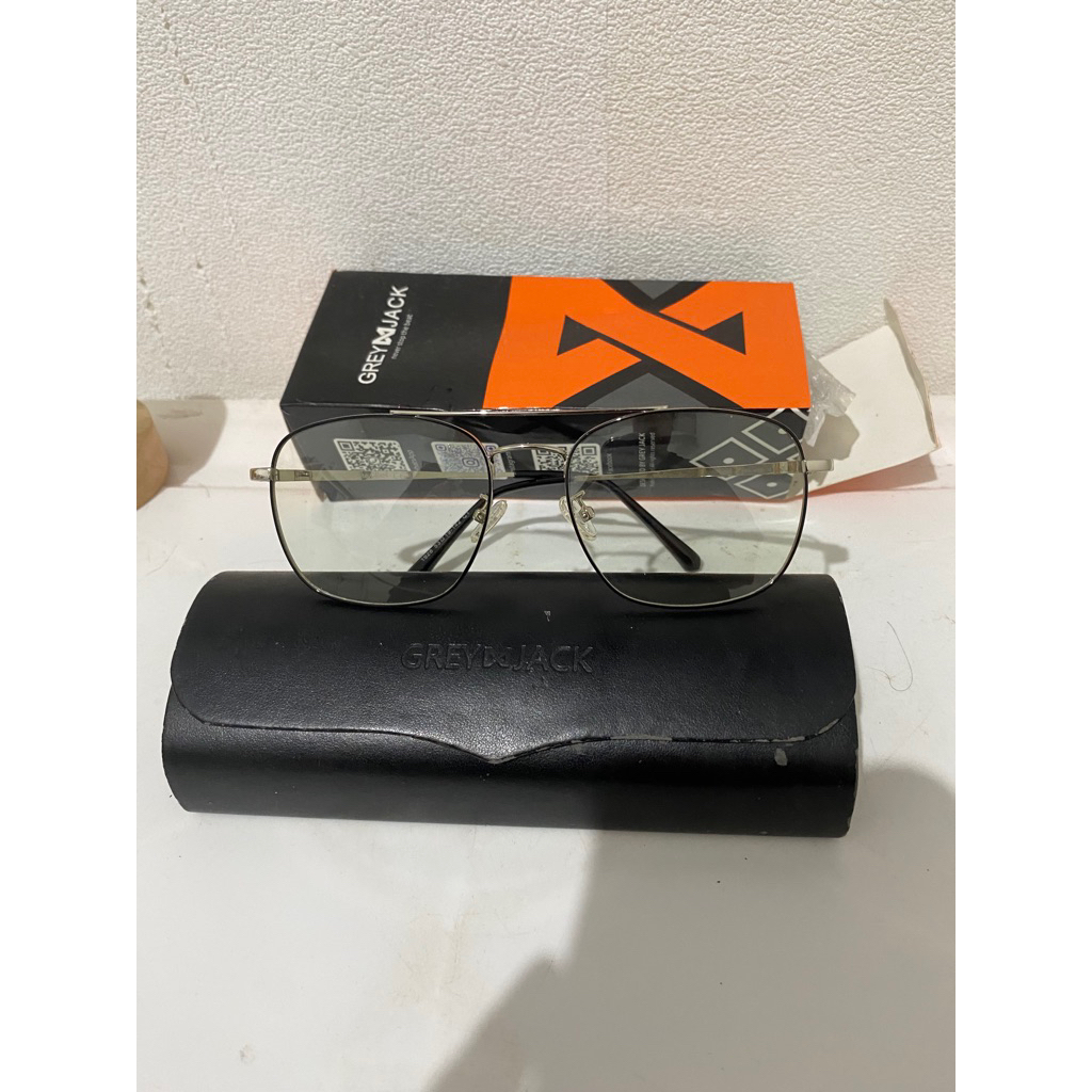 Frame Kacamata Pria/Wanita Merk GREY JACK