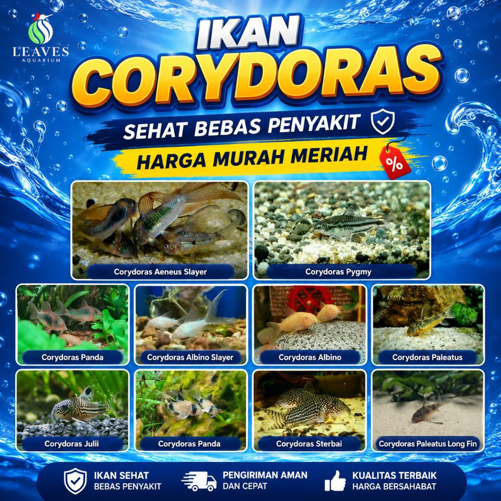 corydoras panda / corydoras sterbai / corydoras julii / corydoras paleatus / corydoras aeneus / cory