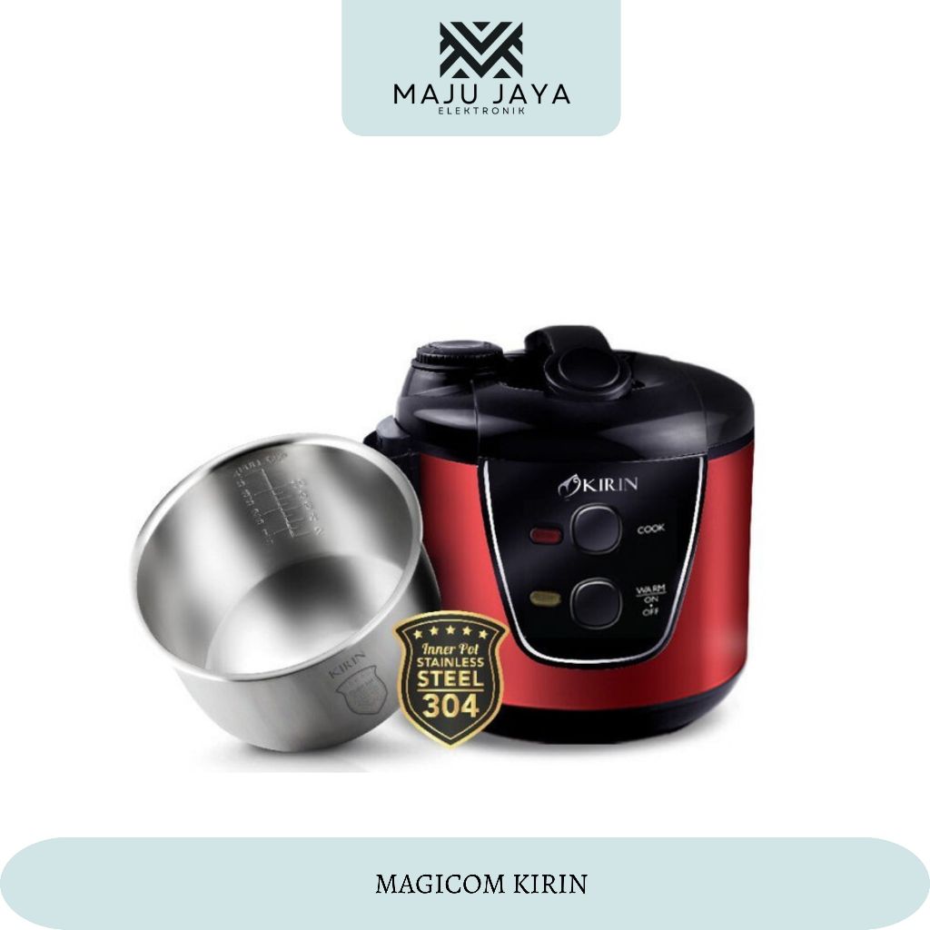 RICE COOKER MAGIC COM 2 L 3 IN 1 KIRIN KRC 389 KRC-389