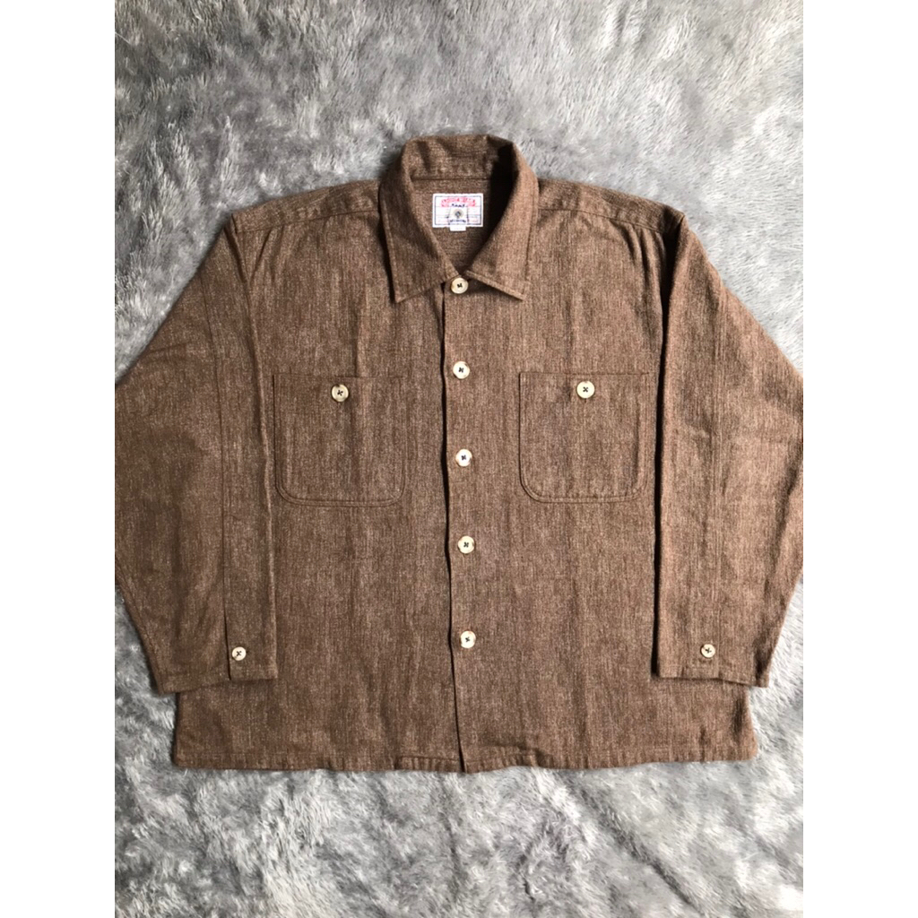 Vintage Boxy Brown Wool Work Jacket