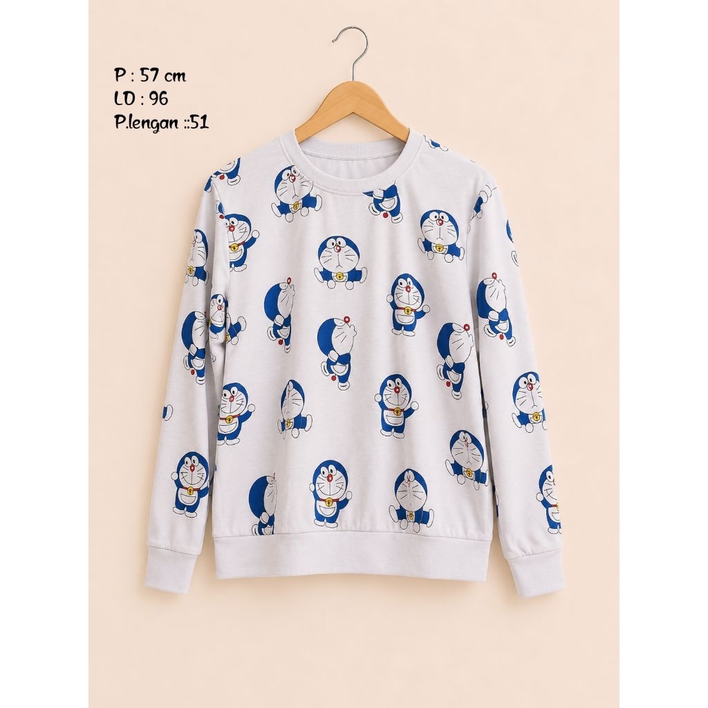 Preloved Sweatshirt Doraemon