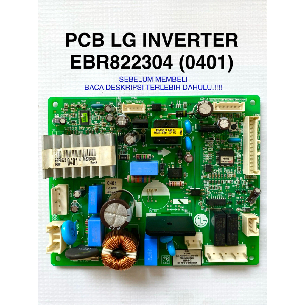 0401 / ebr822304 / modul kulkas LG 0401 / modul kulkas LG ebr822304 / pcb kulkas LG 0401 / pcb kulka