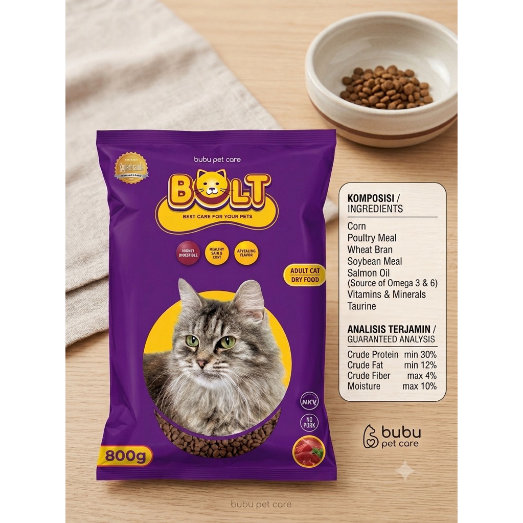 800gr bold makanan kucing