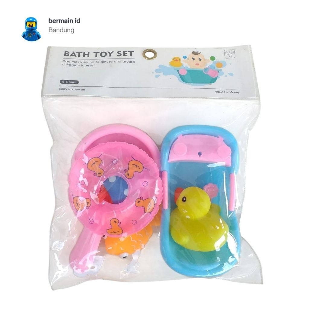 Bath Toy Set Mainan Mandi Anak Boneka