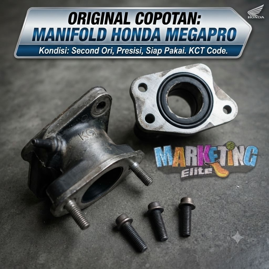 Manipol karet intake Mega pro Primus Megapro hiu ORI copotan