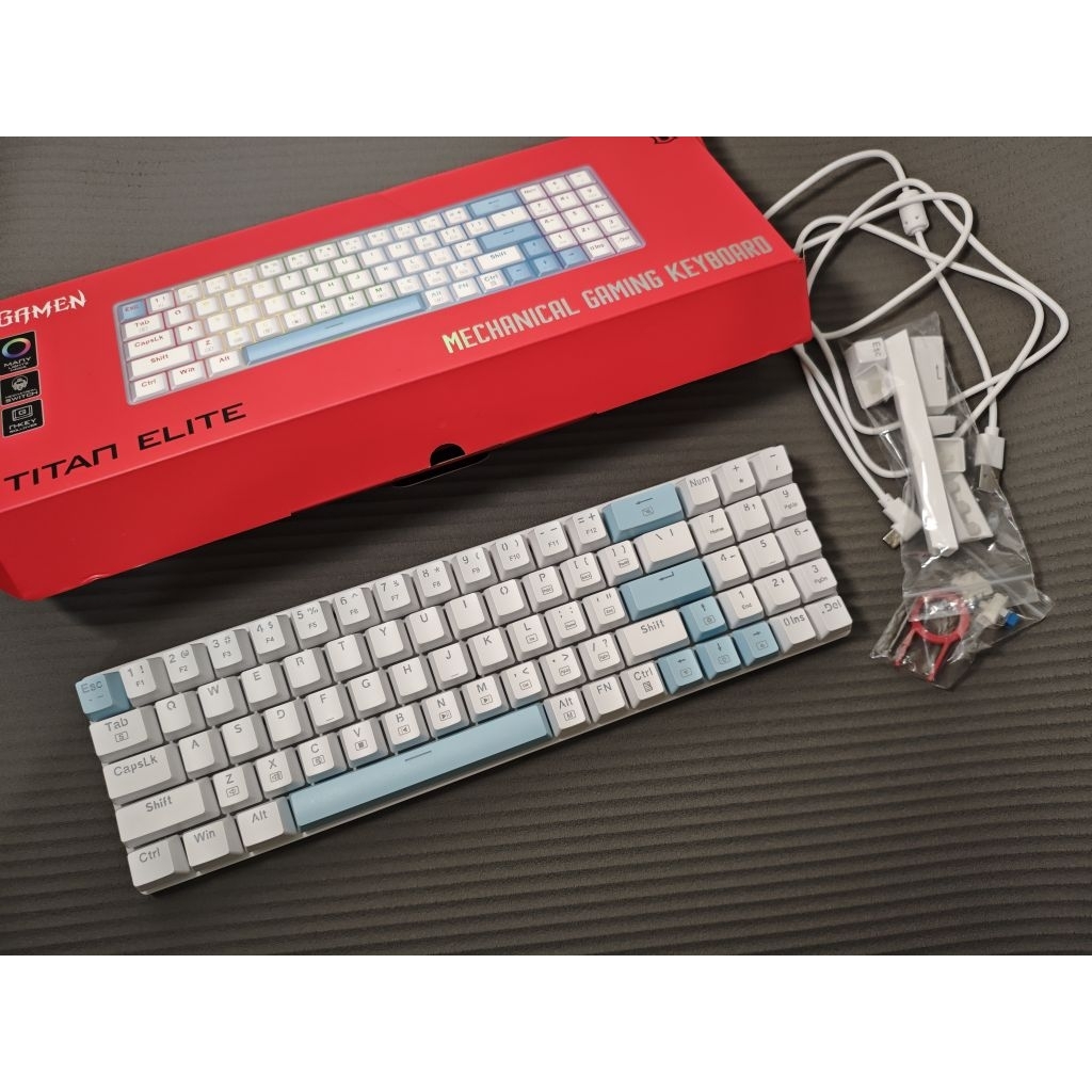 GAMEN TITAN ELITE Mechanical Gaming Keyboard Second Bekas 2nd Good Condition Preloved