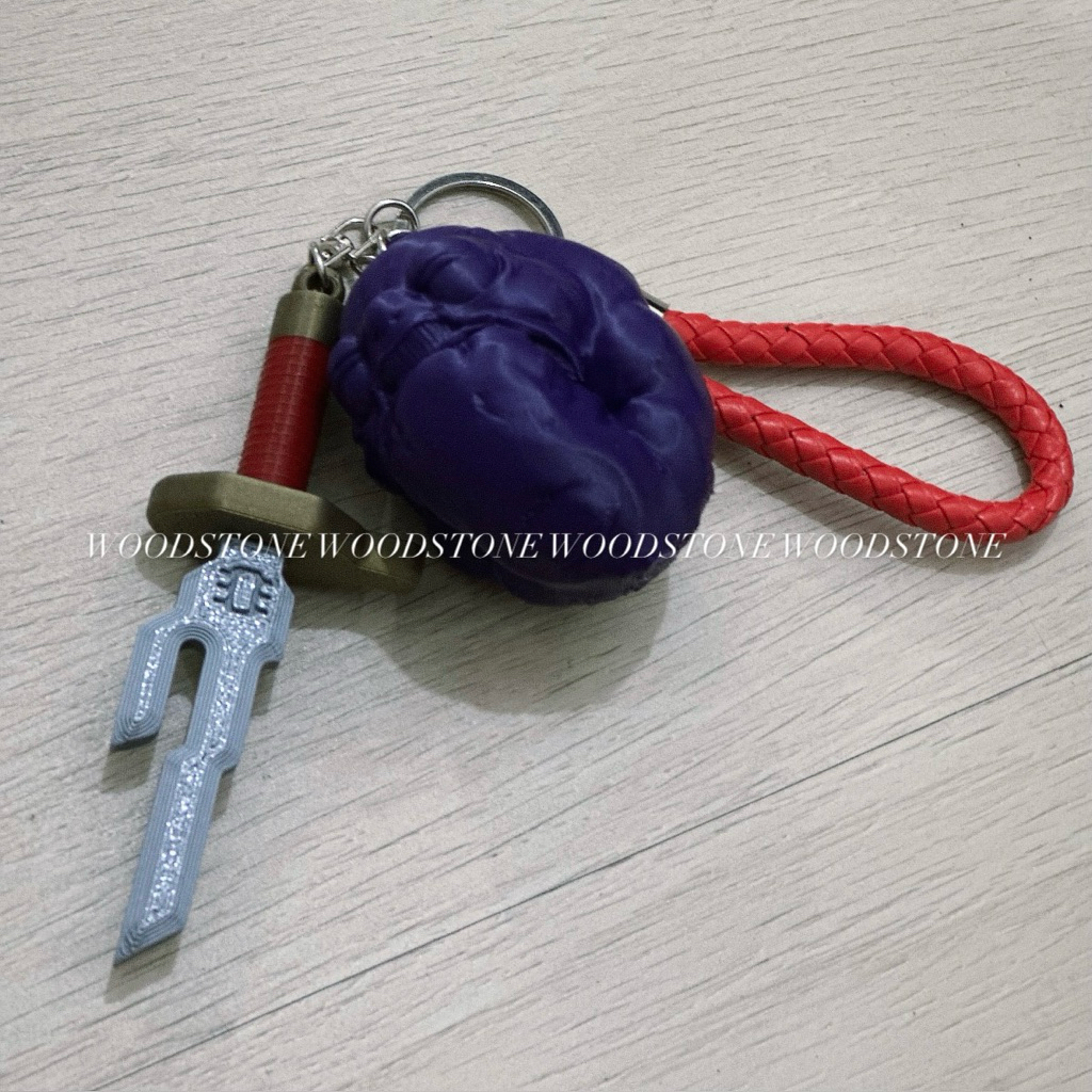 Ganci JJK Toji's Worm - Keycharm Jujutsu Kaisen Inventory Cursed Spirit - Bagcharm Inverted Spear of