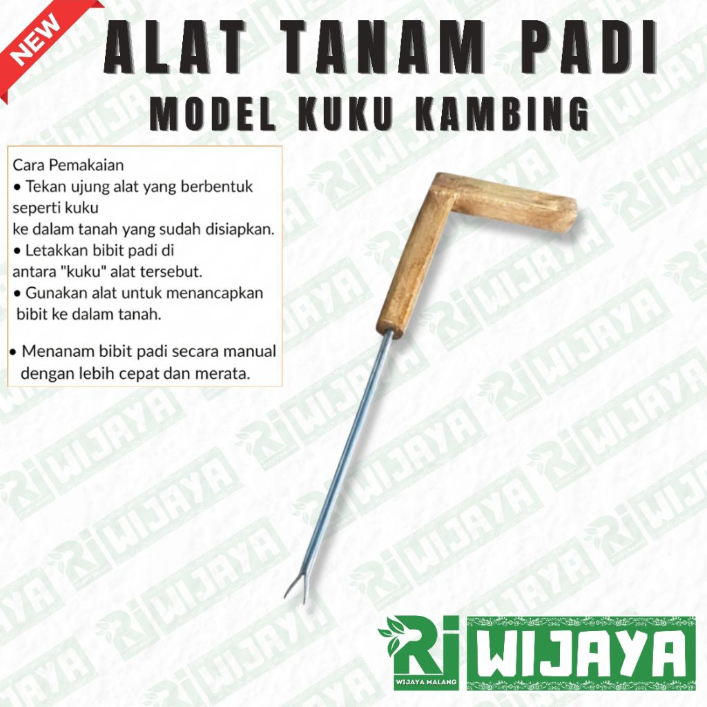 ALAT TANAM PADI KUKU KAMBING / MESIN TANAM PADI / STIK TANAM PADI