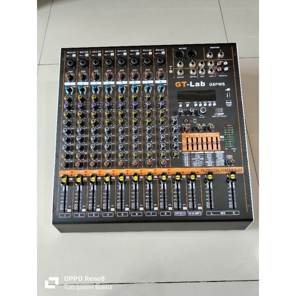 power mixer GT LAB G8PWS