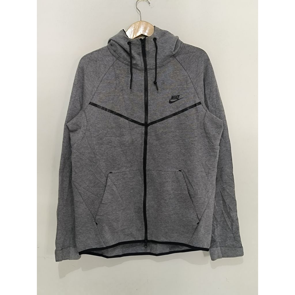 Nike Tech Fleece Windrunner Jacket Hoodie Grey L