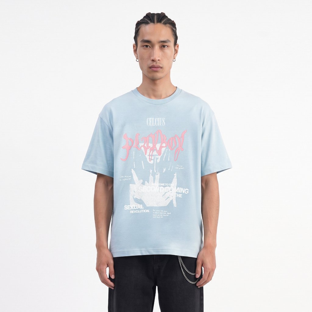CELCIUS Playboy The Second Coming Kaos Oversize LIN001611C Light Blue
