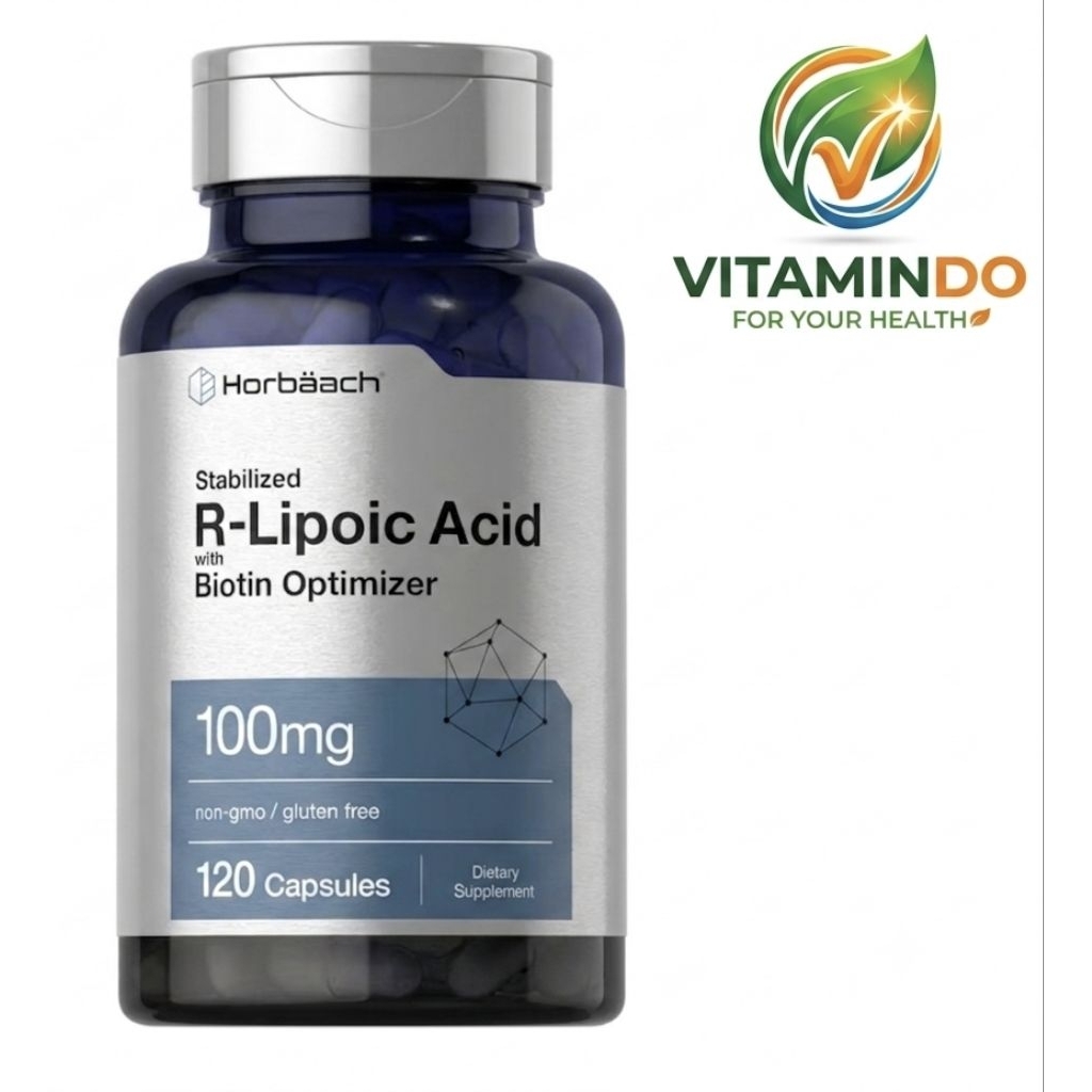 Horbaach R alpha lipoic acid 100 mg with biotin isi 120
