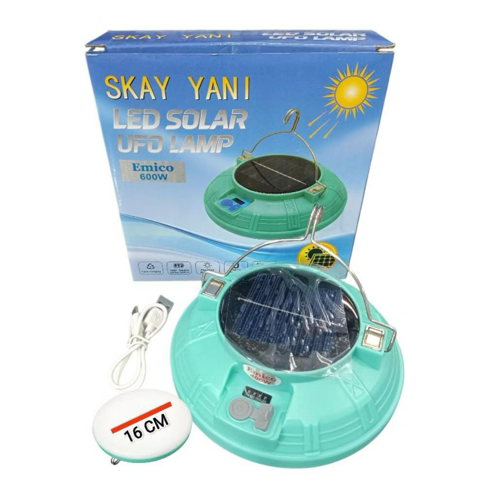 Lampu LED Solar Emico 300W Panel Surya Emergency Light