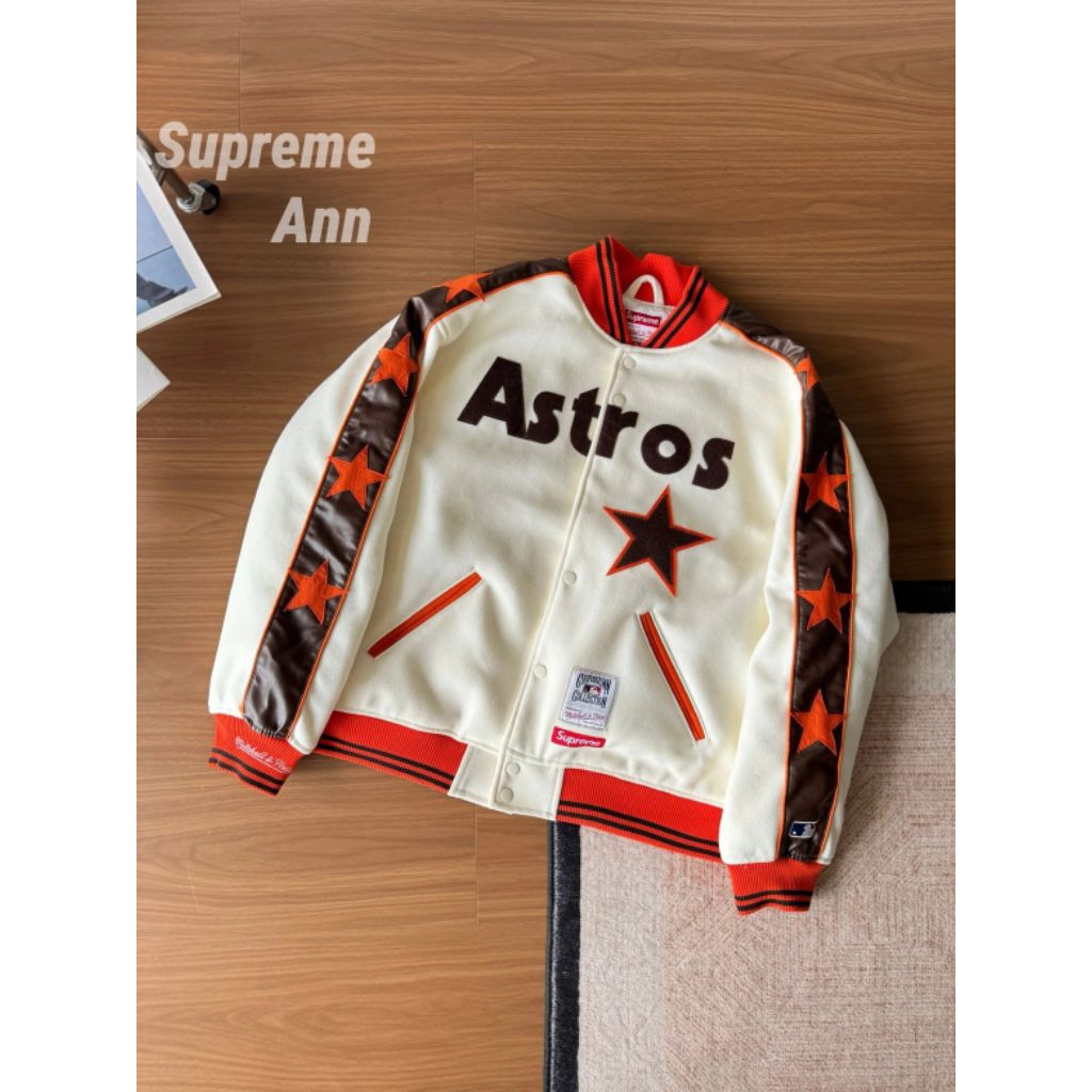Supreme Mitchell & Ness Teams Varsity Jacket