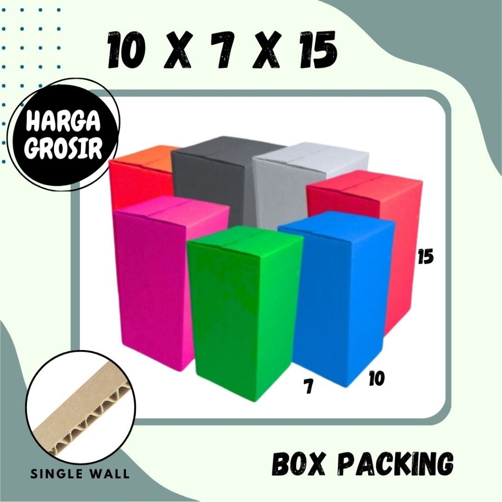 Box Packing 10x7x15 A1 Kardus Botol Dus Madu Packing Kotak Kemasan Karton Hampers Sparepart