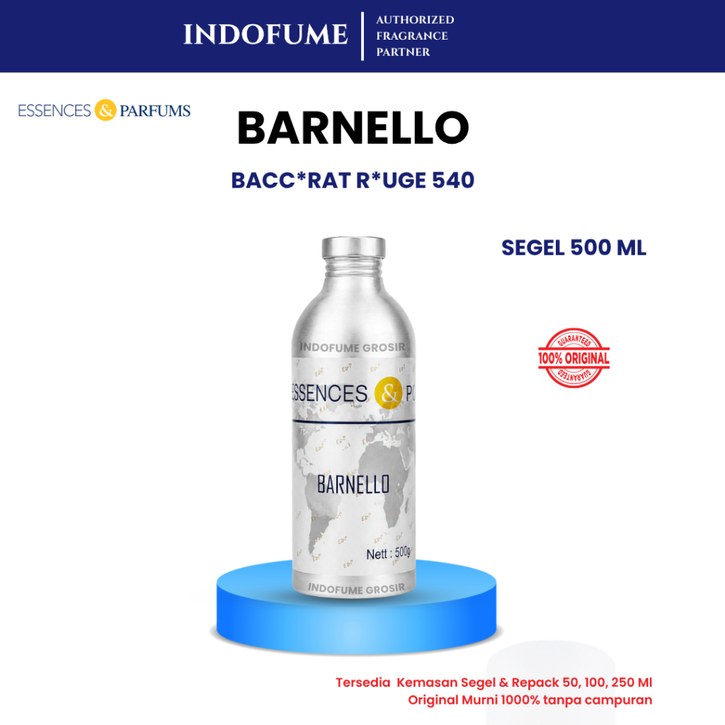 SEGEL | BARNELLO - BIBIT ESSENCES & PARFUMS  | Bibit Parfum | Botol Parfum | Indofume Grosir