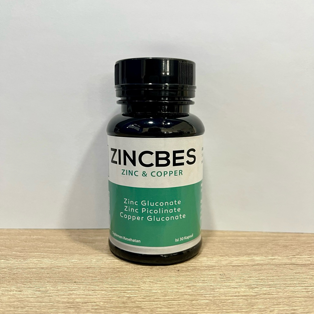 Zincbes Zinc & Copper 30 Kapsul Suplemen Kesehatan Kulit