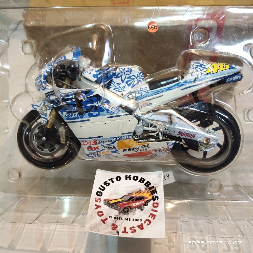 Altaya honda nsr 600 valentino rossi mugello 2001 moto gp 1:12