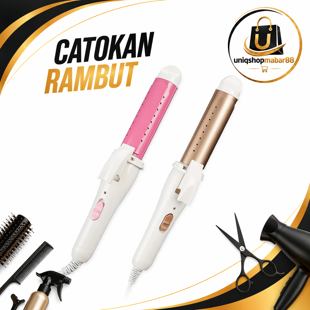 Catokan Portable / Catokan Rambut 2 in 1 / Catokan Curly / Catokan Rambut / Catokan Inova / Catokan