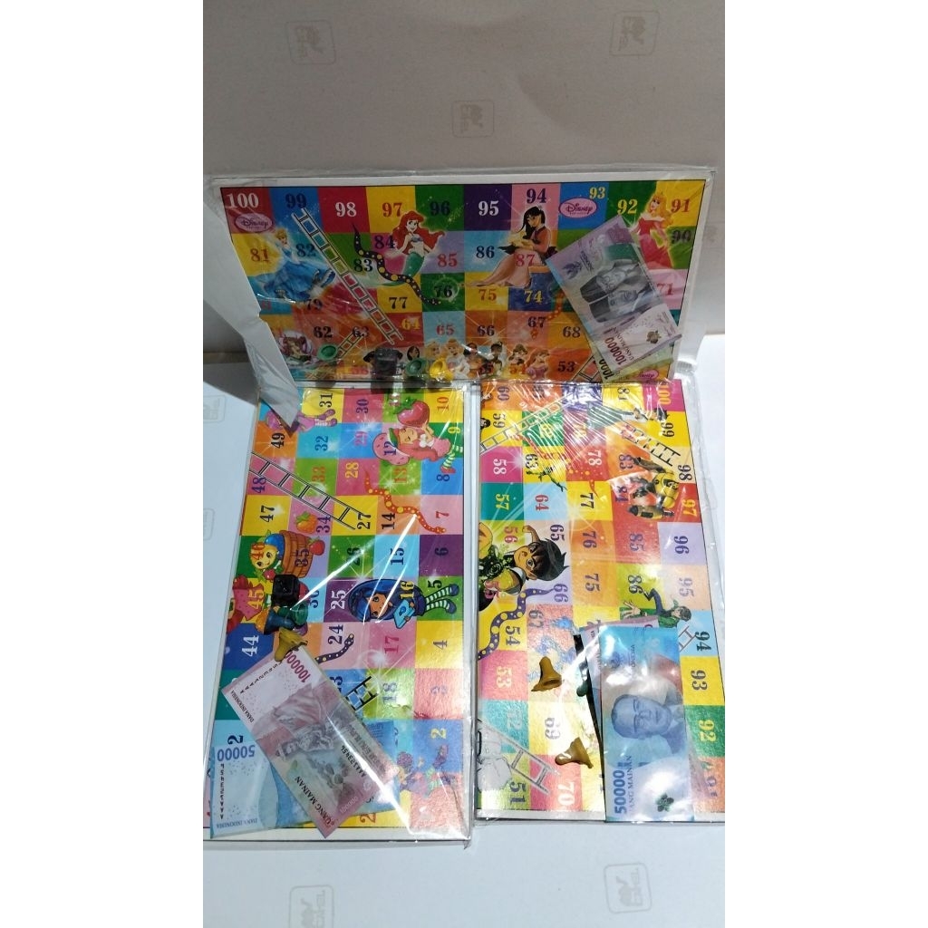 ular tanga/mainan ular tangga + uang/mainan anak ular tangga