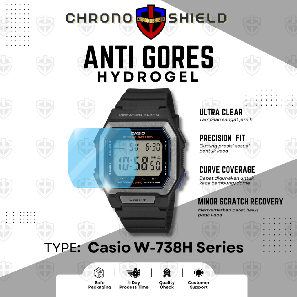 Anti Gores Hydrogel untuk Casio W738H W 738 W-738H