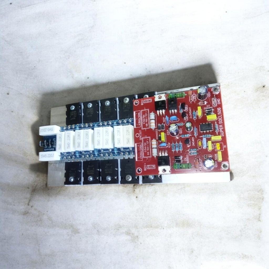 driver power amplifier ocl 506 aset transistor