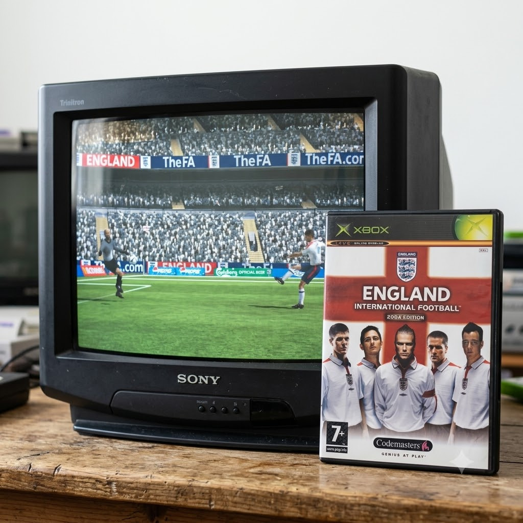 [ Game XBOX OG Classic Klasik ] England International Football - 2004