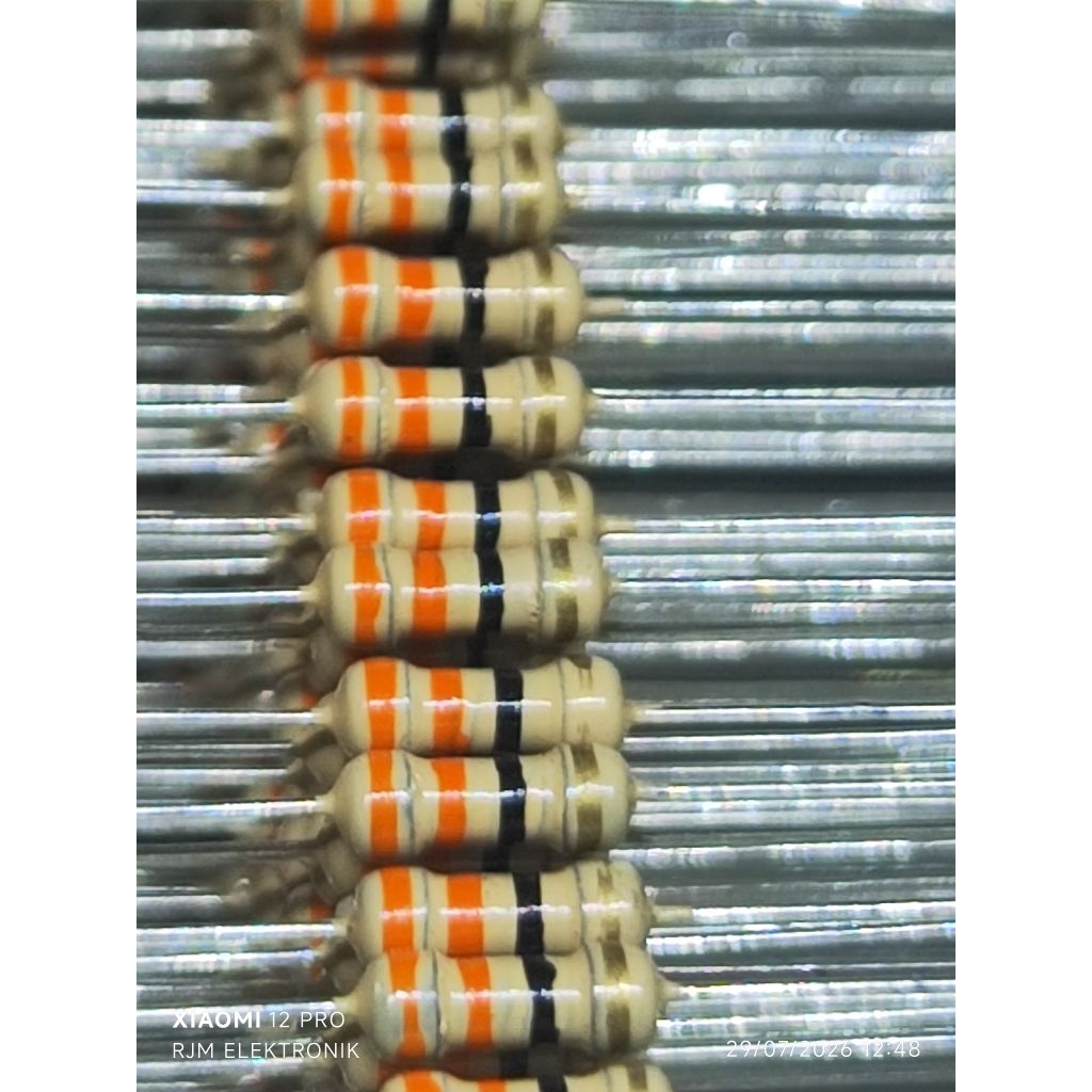 10 pcs resistor 33 ohm 1.4 watt