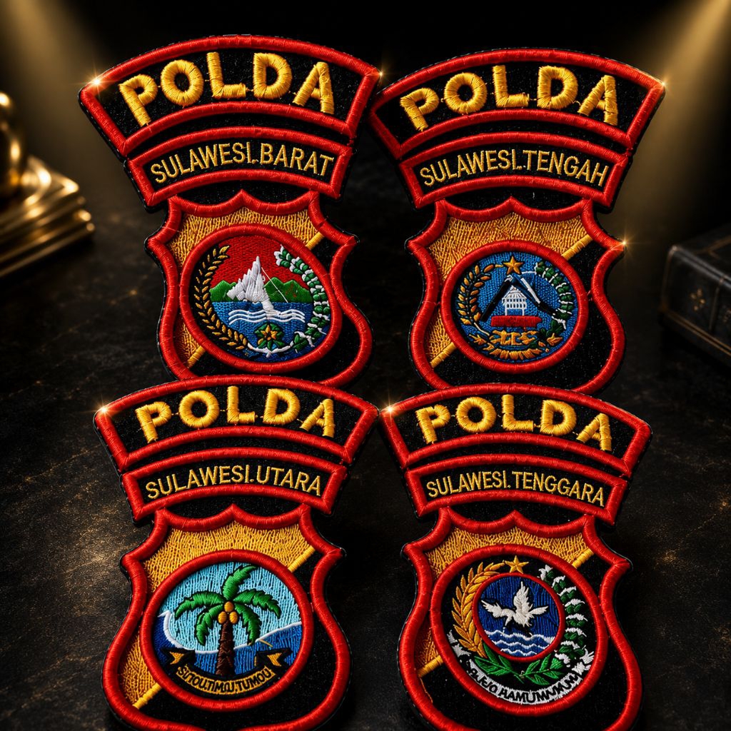 LOGO POLDA BORDIR TIMBUL - LOGO POLDA SULAWESI
