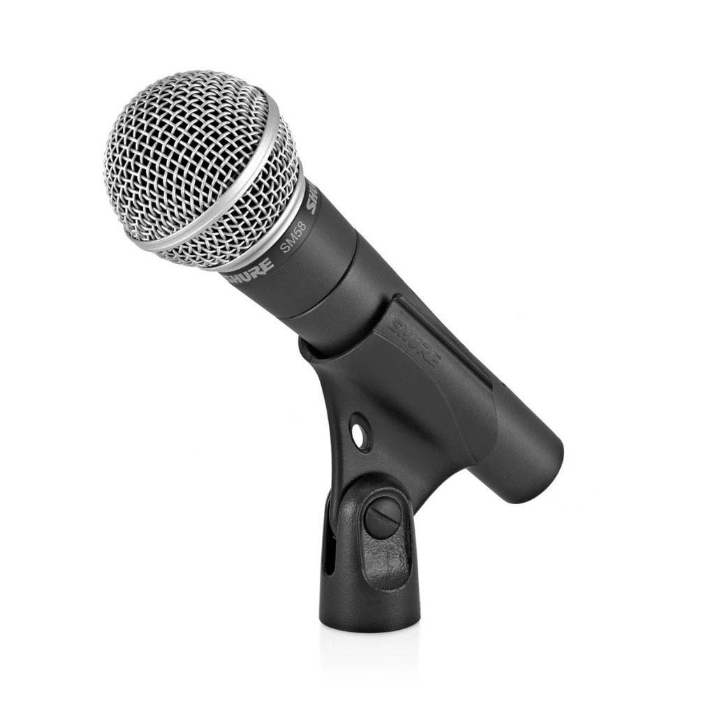 Shure SM58 LC Mikrofon Dinamis Vokal Legendaris - SM58LC (Hanya Mikrofon)