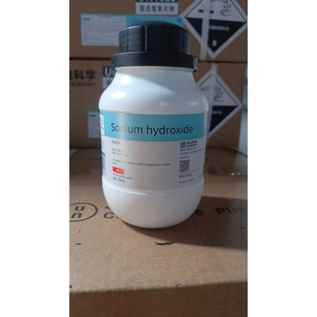 sodium hydroxide NaOH 500gr ex china