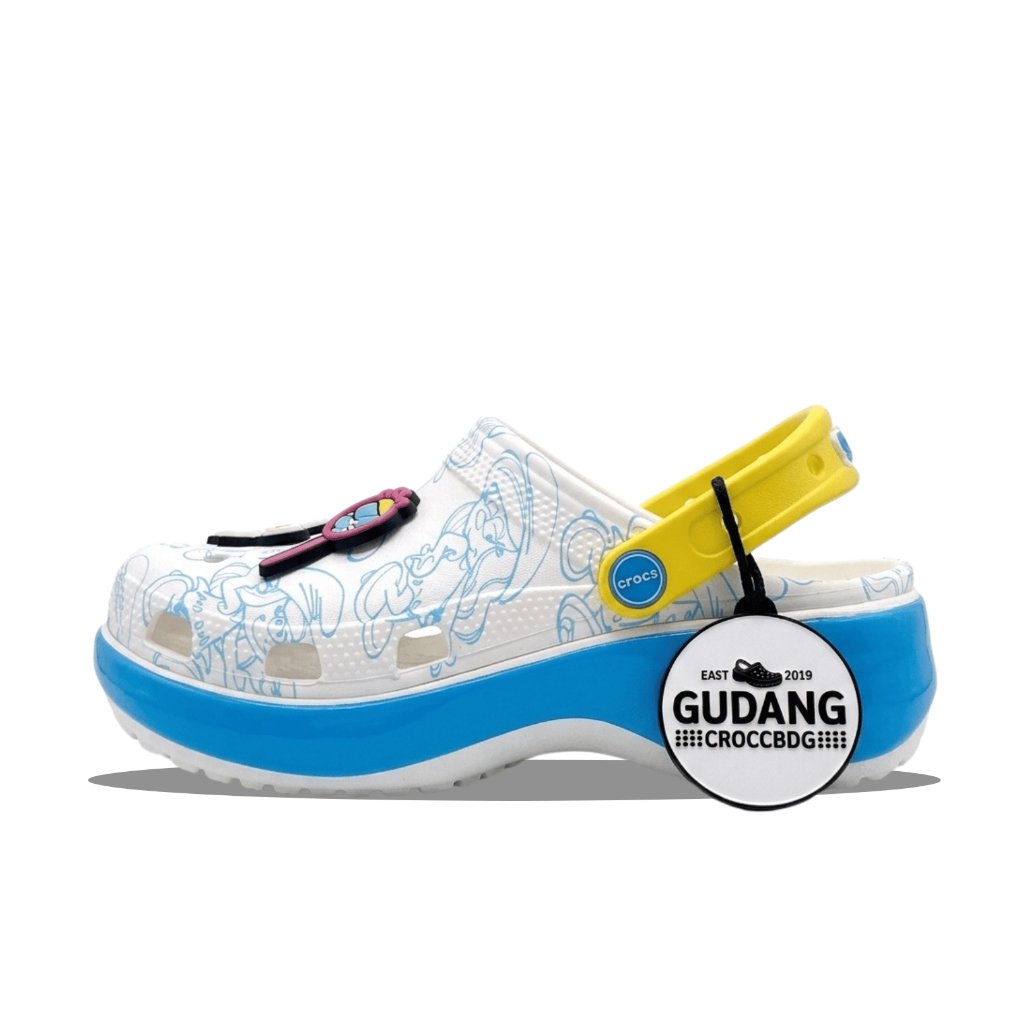 Sandal Crocc Dewasa Platform Clog Smurf