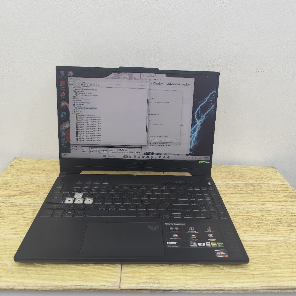 Laptop Second ASUS TUF GM A15 FA507NU AMD Ryzen 7 7735HS Ram 16GB Ssd 512GB RTX 4050 6GB
