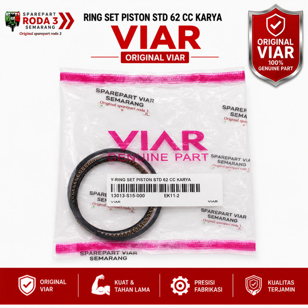 RING SEHER VIAR KARYA 150CC / ring piston viar 150 original sparepart viar semarang