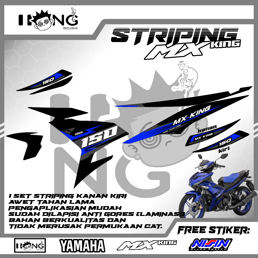 STRIPING YAMAHA MXKING MODERN STYLE