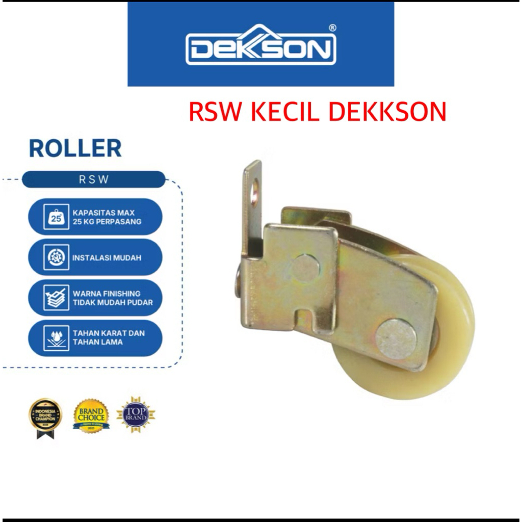 DEKKSON Roller Sleding Window Roda Jendela Geser Rsw Kecil Dekkson RODA JENDELA SLIDING MERK DEKSON 