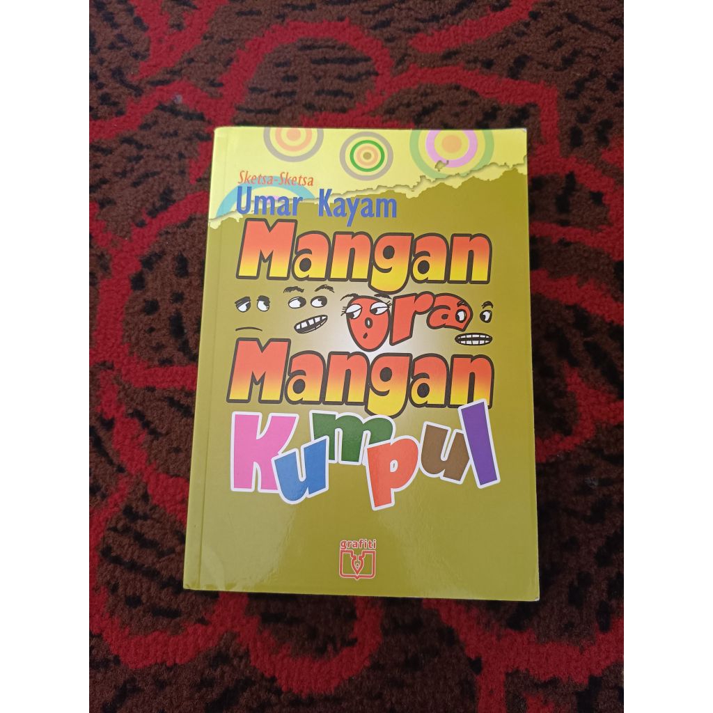 (Original) Buku Mangan Ora Mangan Kumpul Sketsa Sketsa Umar Kayam
