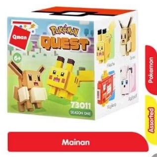 Qman Pokemon Quest Mainan Bricks Anak Assorted
