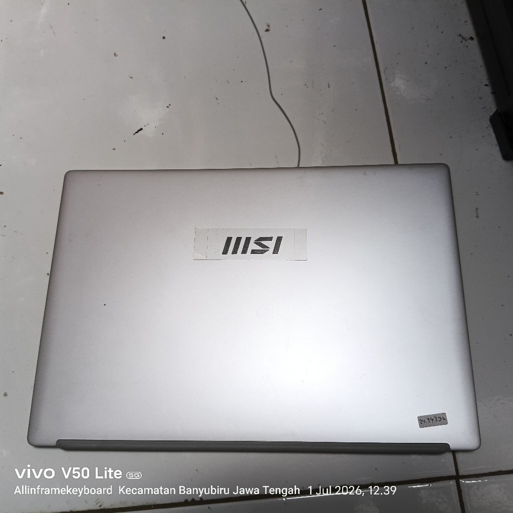 Back Cover Laptop MSI Modern 14 C5m C7m C11m C12m C12mo C13m ms-14jk ORI
