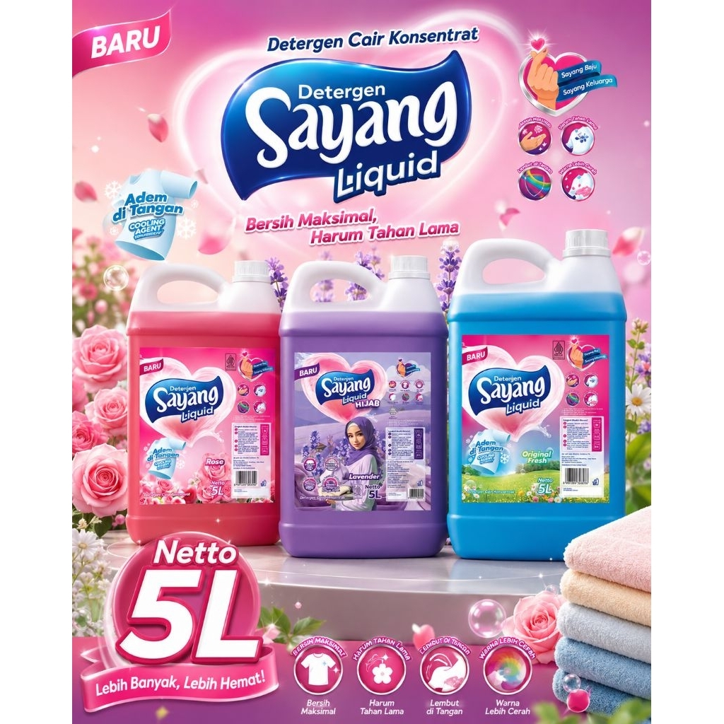 Sayang Liquid Detergent 5L