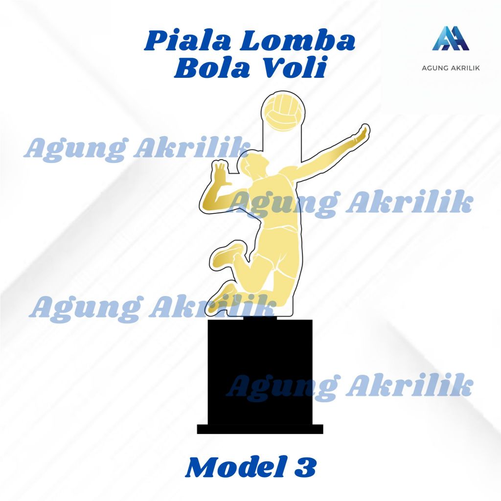 Piala Lomba Turnamen Bola Voli | Trophy Juara Voli